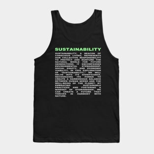 sustainability Tank Top